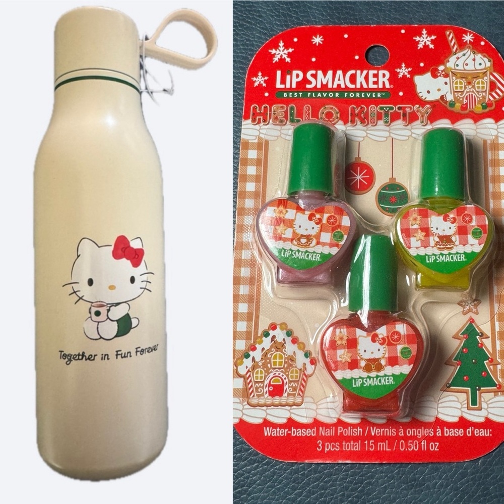 LAST NWT (+FREE Nail Polish) Starbucks  Hello Kitty Limited Edition 2025 Bottle